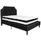 Flash Furniture Brighton Full Platform Bed Set, Black SL-BM-6-GG - alternate 5